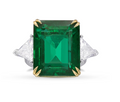 Three-Stone Emerald Ring